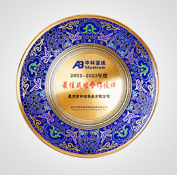 喜报 | 荣耀体育注册大厅荣膺中科蓝讯“最佳战略合作伙伴”